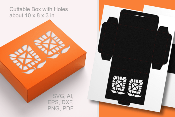 Abstract Sunflower 2 Rectangular Box SVG: A Guide to Floral-Geometric Packaging