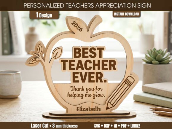 Best Teacher Ever Apple Gift SVG: Crafting Personalized Appreciation