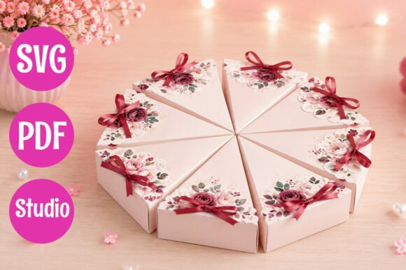 Cake Slice Box Template: Creative 3D Packaging Ideas
