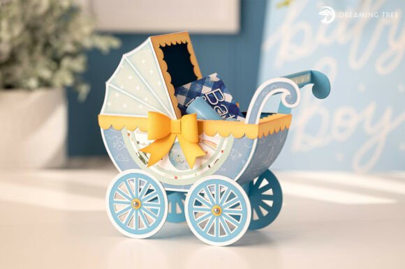 Crafting Cherished Memories with the Baby Carriage Keepsake SVG
