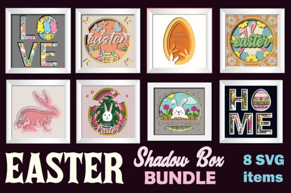 Crafting Spring: A Complete Guide to the Easter Day Shadow Box SVG Bundle