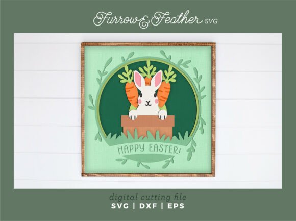 Easter Bunny Carrot Pot Shadowbox SVG: Evaluation and Usage Guide