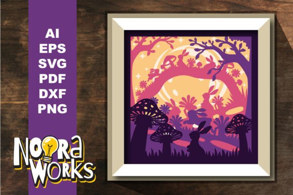 Easter Bunny in a Magical Forest SVG Guide