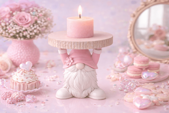Easter Gnome Holder – Cute Spring Gnome