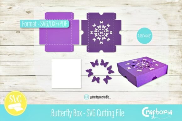 Elevating Gift Giving with the Butterfly Box SVG Cutting File