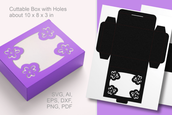 Elevating Gift Presentation with the Modest Posy X4 Frame Rect Favor Box SVG