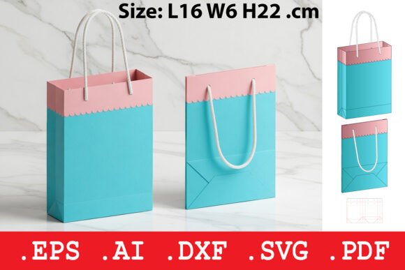 Elevating Packaging Design: A Comprehensive Guide to the Scallop Edge Gift Bag Template