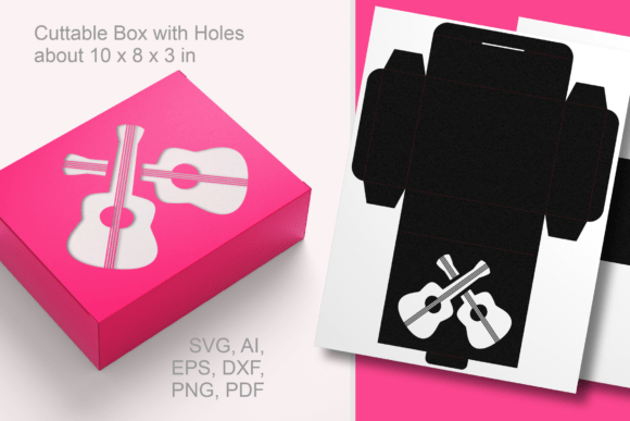 Evaluating the Guitars Cutout Rectangular Favor Box SVG for Custom Packaging
