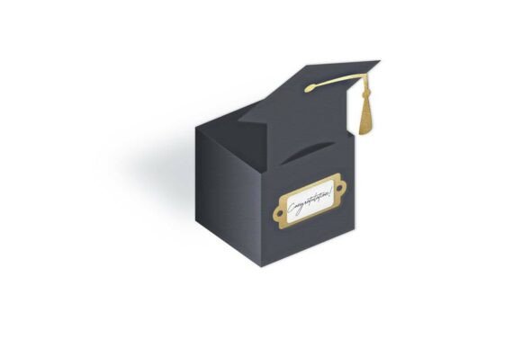 Graduation Hat Gift Cube Box: Stylish & Easy Assembly