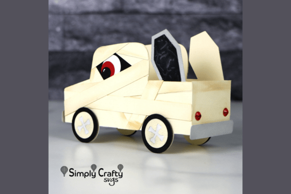 Halloween Mummy Car Treat Box SVG Design Guide