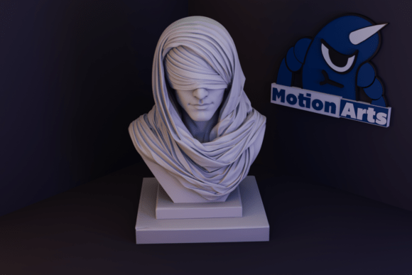Hooded Bust: A Guide to Printing and Displaying Enigmatic Sculpture