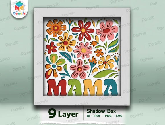 Mama Floral Shadow Box SVG: Crafting Tips for a Flawless 3D Display