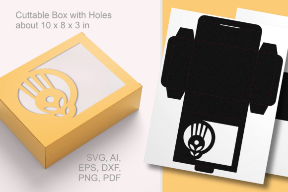 Mid Century Style Flower Rectangular Box: A Versatile DIY Packaging Solution