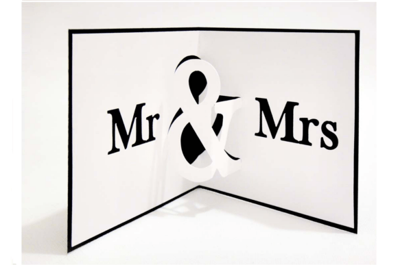 Mr and Mrs Pop Up Card SVG: Crafting Memorable Wedding Stationery
