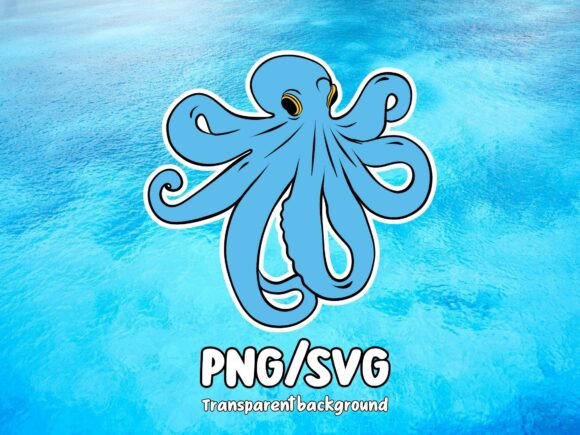 Octopus Illustration – PNG SVG for Creative Projects