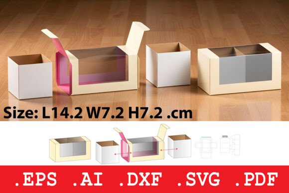 Rectangular Window Box with Divider: Enhancing Product Visibility and Organization