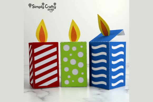 Square Birthday Candle Box SVG: The Ultimate Quick-Assembly Gift Packaging Solution
