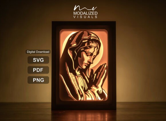 Virgin Mary Prayer Lightbox Papercut: Evaluation and Selection Guide